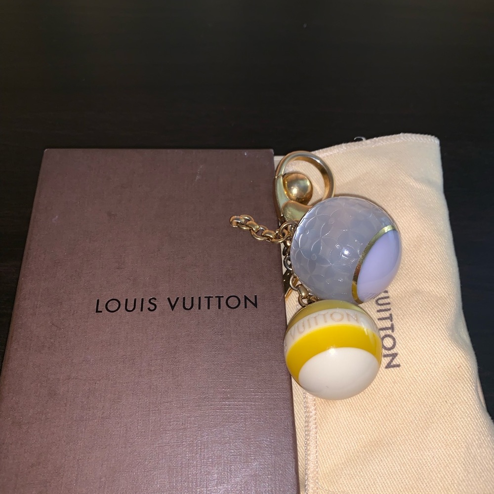 LOUIS VUITTON ACRYLIC BALL BAG CHARM